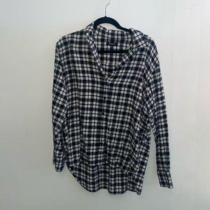 Long sleeve flannel button up